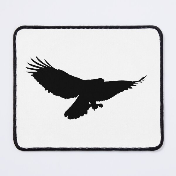 Item preview, Soaring eagle silhouette with wingspan designed and sold by KRFNatureGifts.