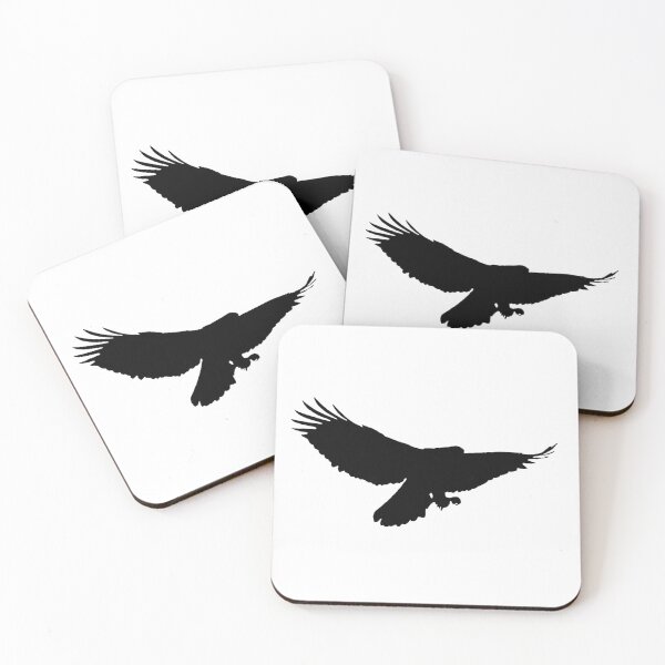 Item preview, Soaring eagle silhouette with wingspan designed and sold by KRFNatureGifts.