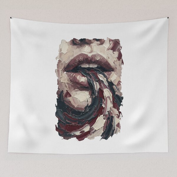 Item preview, Spoken Truth - Impasto Lips designed and sold by Mora Atelier Designs.