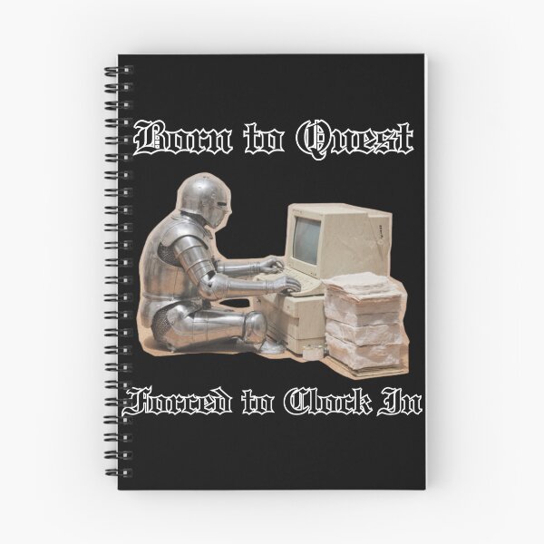 Item preview, Born to Quest, Forced to Clock In – Office Humor for RPG & Fantasy Lovers designed and sold by 9morethan9®.
