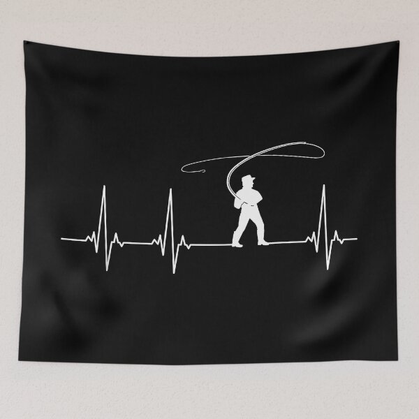 Item preview, Fly Fishing Heartbeat designed and sold by CameronTheBro.