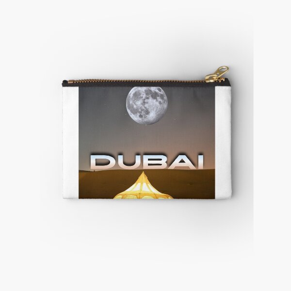 Item preview, Dubai Desert Moon Night Camping UAE Travel Art designed and sold by Mesmerizetravel.