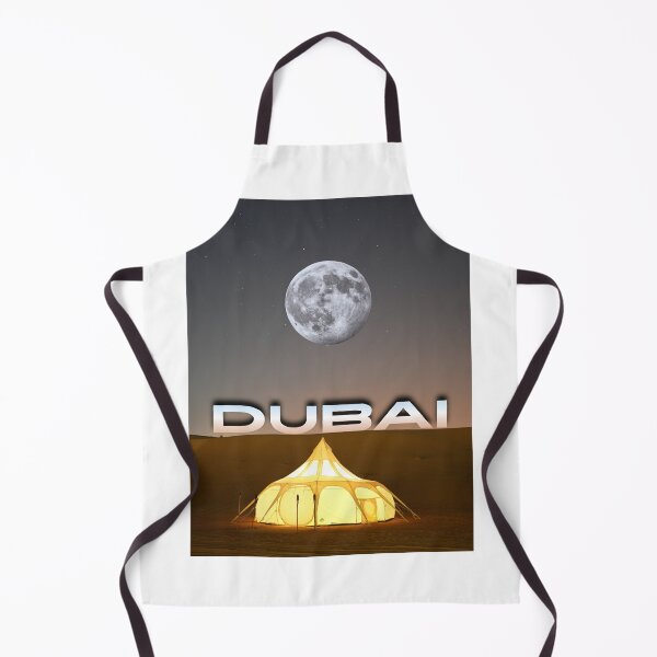 Item preview, Dubai Desert Moon Night Camping UAE Travel Art designed and sold by Mesmerizetravel.