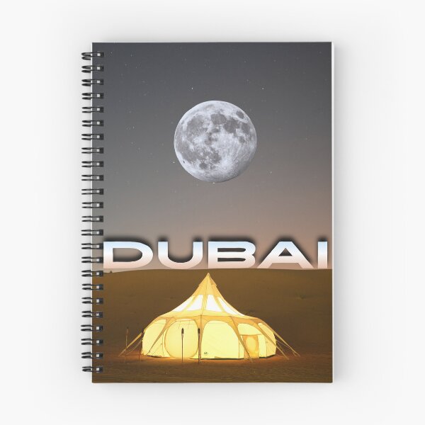 Item preview, Dubai Desert Moon Night Camping UAE Travel Art designed and sold by Mesmerizetravel.