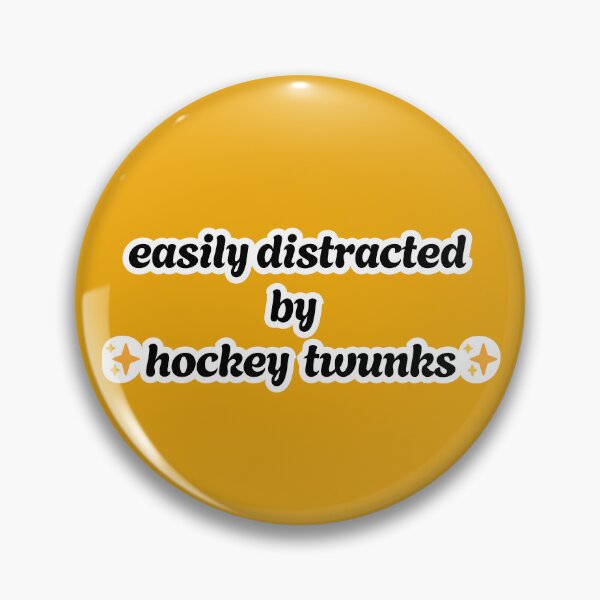 Item preview, Heated Rivalry Easily Distracted by Hockey Twunks (Boston Raiders Yellow) designed and sold by claybro.