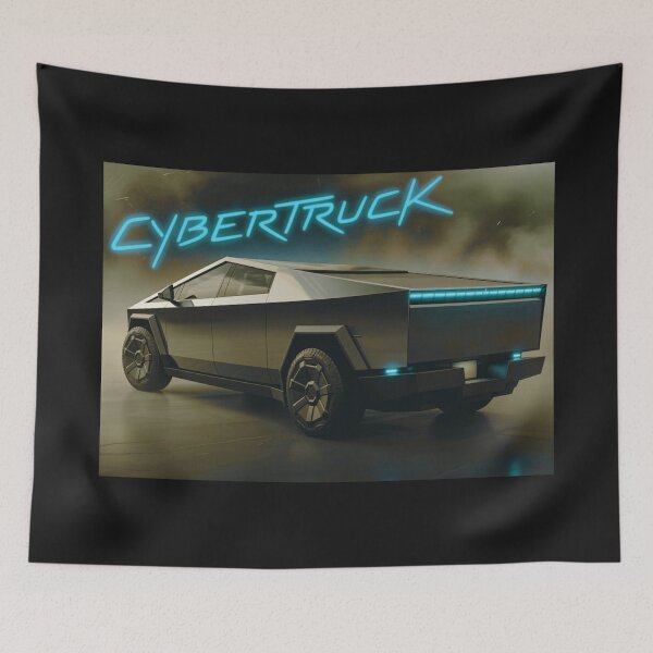 Item preview, cybertruck artwork designed and sold by TEEJAMBOREE.