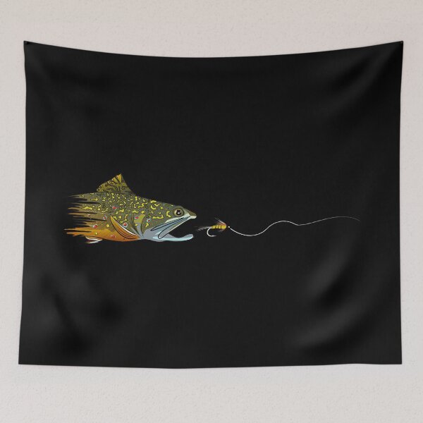 Item preview,  Fly Tying Fly Fishing Brook Trout Dry Fly Tying Fisherman designed and sold by CameronTheBro.