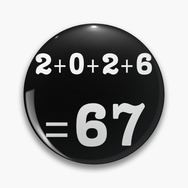 Item preview, 2+0+2+6 = 67 – Funny Math Equation 2026 designed and sold by A-Szczesniak.
