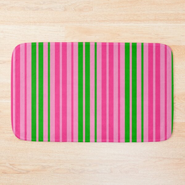 Item preview, Green Pink Stripes On Pink Pattern Design  designed and sold by PatternTitan.