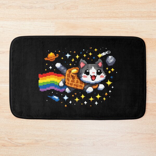 Artikelvorschau, Regenbogen-Weltraumkatze – inspiriert von einem Internet-Meme entworfen und verkauft von KawaiiOrbit.