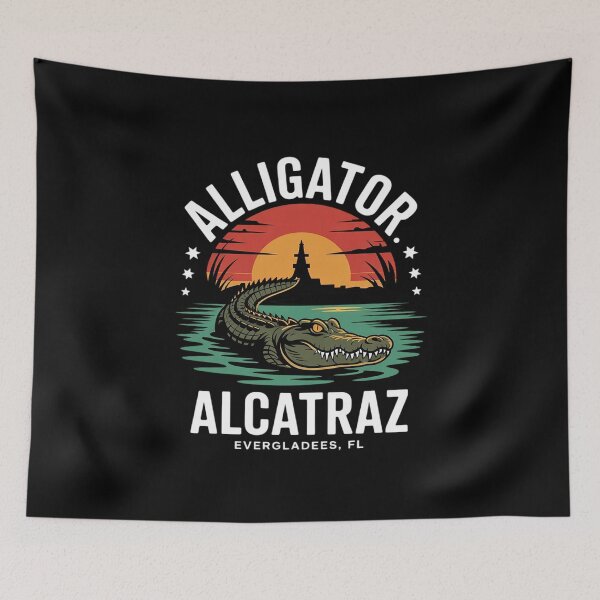 Item preview, Alligator Alcatraz Florida Everglades Parody  designed and sold by AquaKiev.