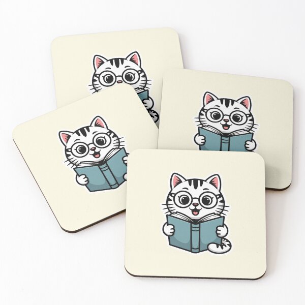 Item preview, Playful Reading Cat with Wagging Tail designed and sold by Mr-wow.