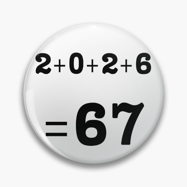 Item preview, 2+0+2+6 = 67 – Funny Math Equation 2026 designed and sold by A-Szczesniak.