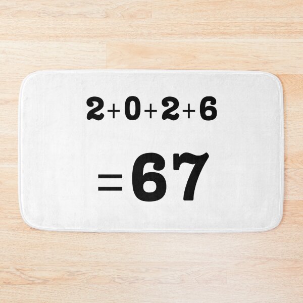 Item preview, 2+0+2+6 = 67 – Funny Math Equation 2026 designed and sold by A-Szczesniak.