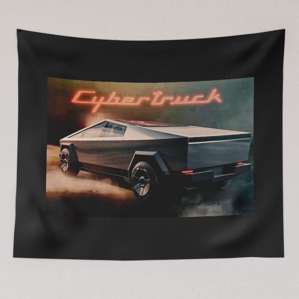 Item preview, cybertruck artwork designed and sold by TEEJAMBOREE.
