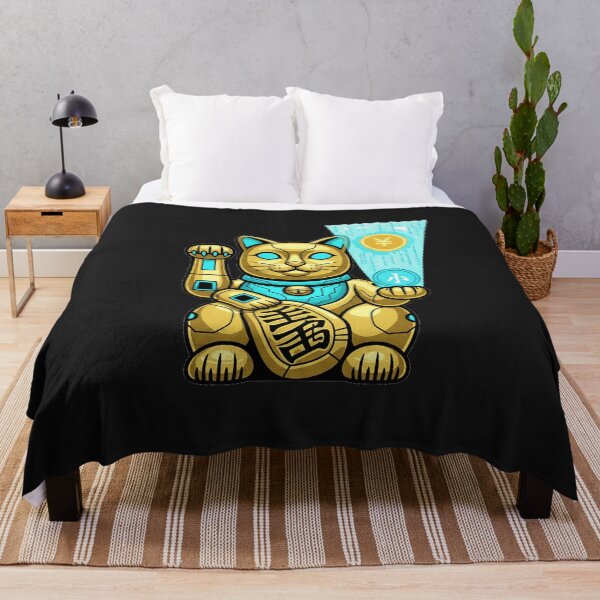 Item preview, Cyberpunk Robotic Maneki-Neko Lucky Cat – Vector Illustration Art | Futuristic Crypto Tech Design designed and sold by Thaivi Design.
