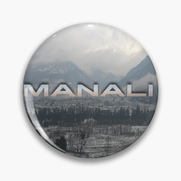 Item preview, Manali Winter Valley India Mountain Travel Poster Art designed and sold by Mesmerizetravel.
