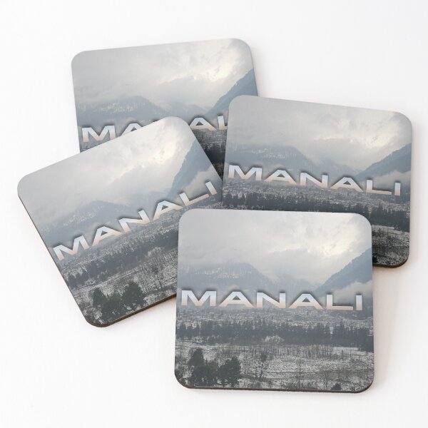 Item preview, Manali Winter Valley India Mountain Travel Poster Art designed and sold by Mesmerizetravel.