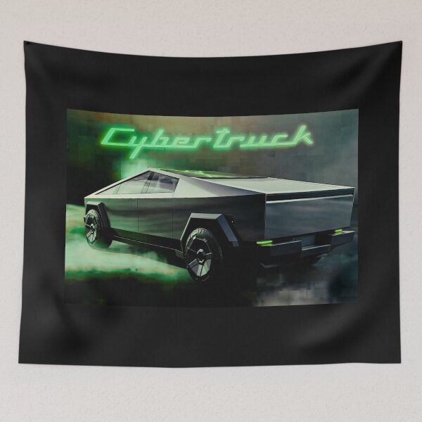 Item preview, cybertruck artwork designed and sold by TEEJAMBOREE.
