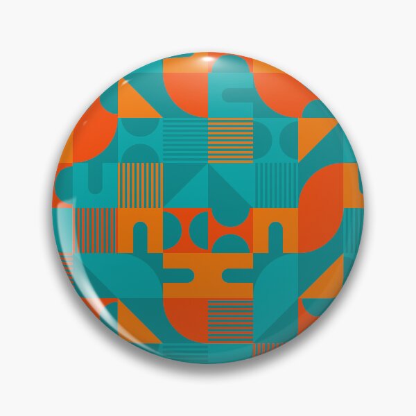 Item preview, Teal and Orange - Geometric Shapes designed and sold by Sheldon Stewart.