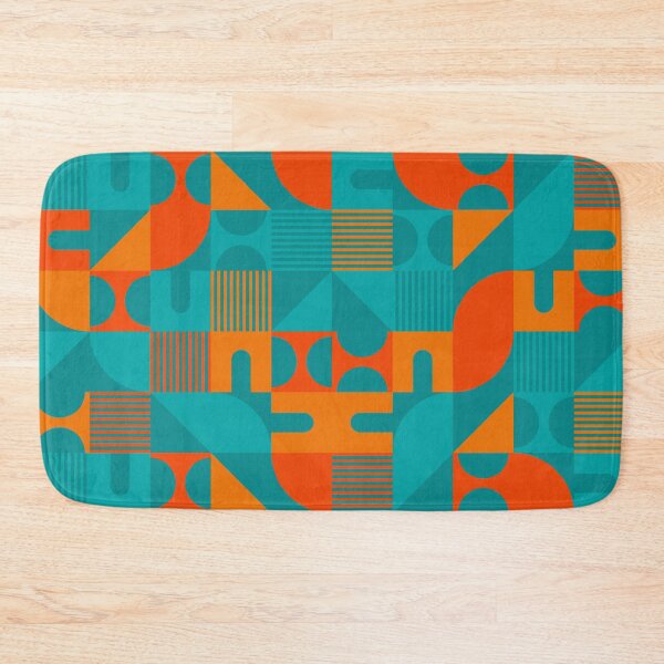 Item preview, Teal and Orange - Geometric Shapes designed and sold by Sheldon Stewart.