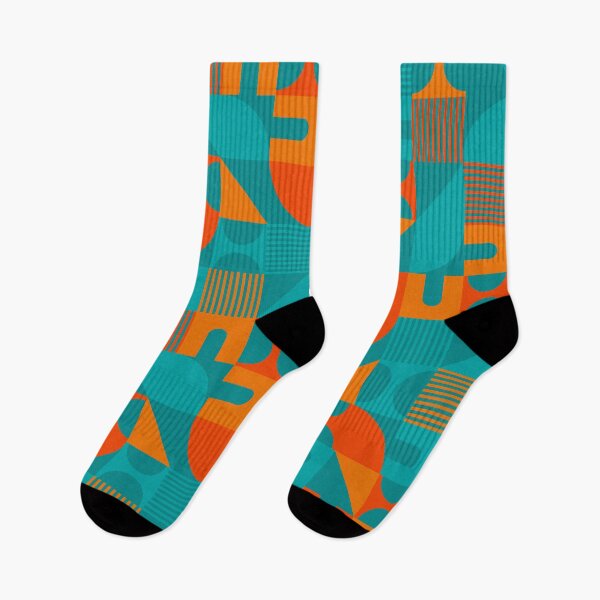 Item preview, Teal and Orange - Geometric Shapes designed and sold by Sheldon Stewart.
