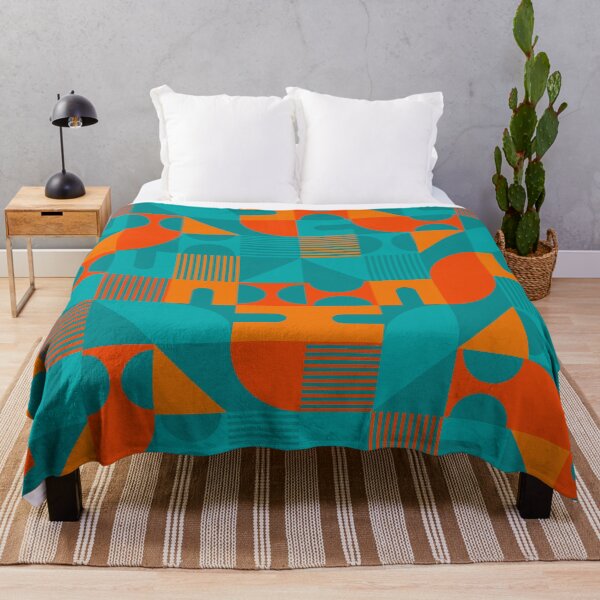 Item preview, Teal and Orange - Geometric Shapes designed and sold by Sheldon Stewart.