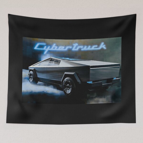 Item preview, cybertruck artwork designed and sold by TEEJAMBOREE.