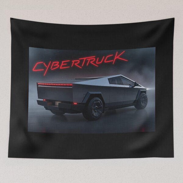 Item preview, cybertruck artwork designed and sold by TEEJAMBOREE.