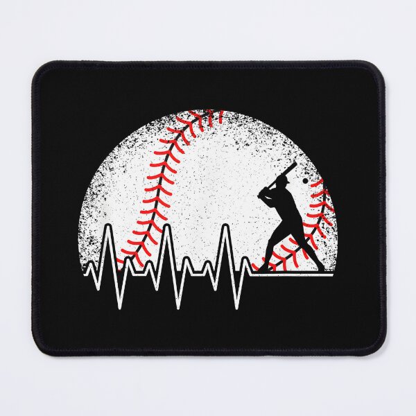 Item preview, Funny Baseball Heartbeat Vintage Baseball Player designed and sold by CameronTheBro.