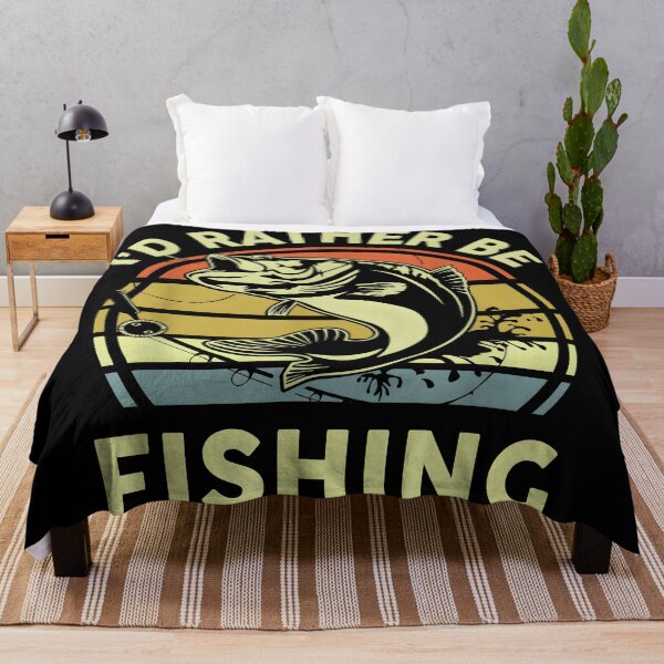 Item preview, I'd Rather Be Fishing Bass Fish Dad Jokes Funny designed and sold by CameronTheBro.
