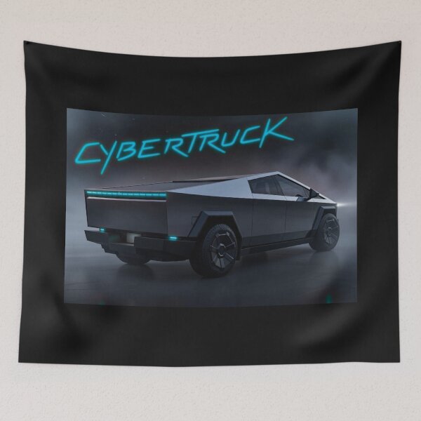 Item preview, cybertruck artwork designed and sold by TEEJAMBOREE.