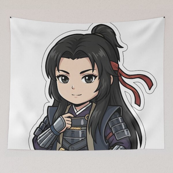 Item preview, Elegant Shadow: The Chibi Sengoku Swordswoman designed and sold by SengokuSkyjp.