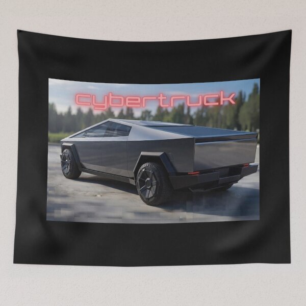 Item preview, cybertruck artwork designed and sold by TEEJAMBOREE.
