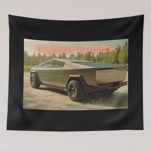 Item preview, cybertruck artwork designed and sold by TEEJAMBOREE.