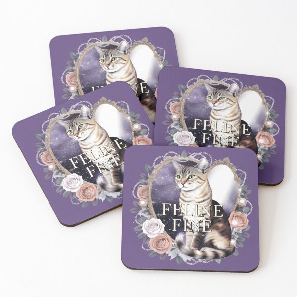 Item preview, Elegant Cat Portrait Feline Fine designed and sold by PawJoyParents.