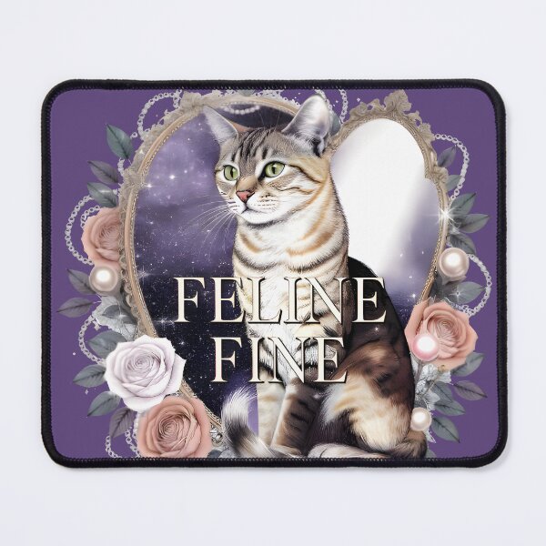 Item preview, Elegant Cat Portrait Feline Fine designed and sold by PawJoyParents.