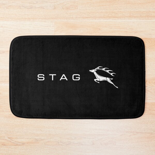 Item preview, Triumph Stag V8 emblem - white print designed and sold by retropetrol.