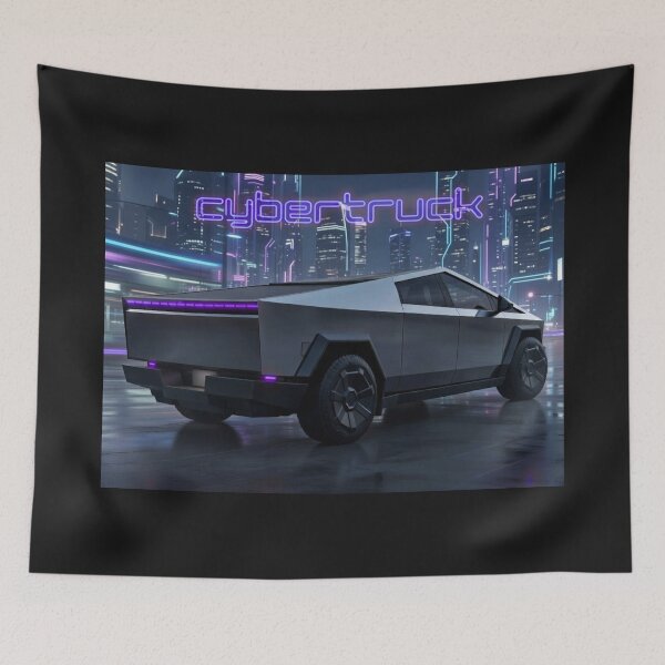 Item preview, cybertruck artwork designed and sold by TEEJAMBOREE.