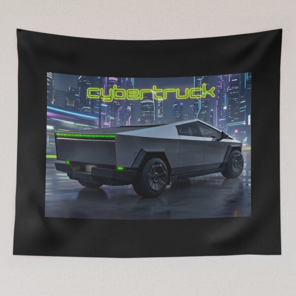 Item preview, cybertruck artwork designed and sold by TEEJAMBOREE.
