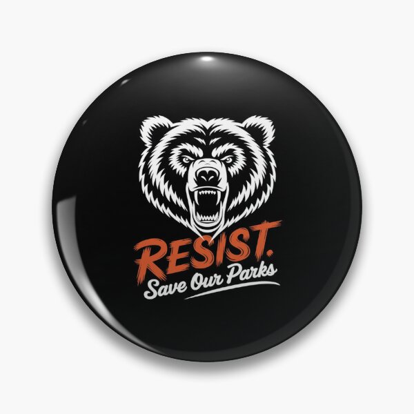 Item preview, Resist Grizzly Bear National Parks US Anti Trump Alt USA  designed and sold by FadeOfThrone.