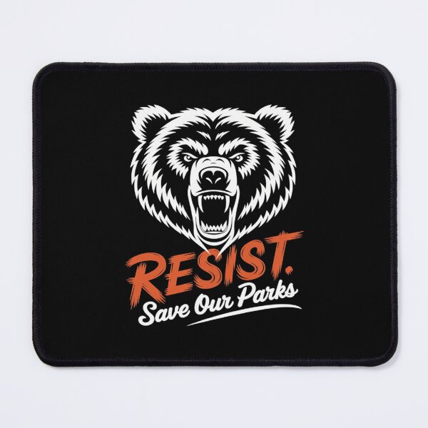 Item preview, Resist Grizzly Bear National Parks US Anti Trump Alt USA designed and sold by FadeOfThrone.