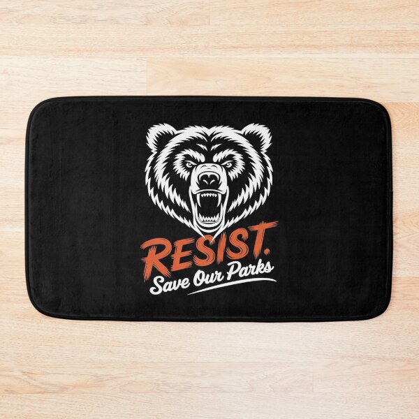 Item preview, Resist Grizzly Bear National Parks US Anti Trump Alt USA designed and sold by FadeOfThrone.