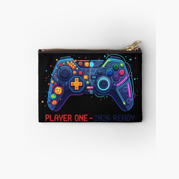 Item preview, Player One 2026 Ready Gamer Design – Retro 8-Bit Pixel Art Gaming Controller, Neon Cyberpunk Gamer Gift for New Year 2026 designed and sold by FUIRY .