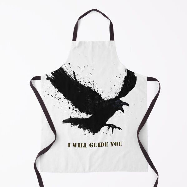 Item preview, raven says: "i will guide you"  designed and sold by Mystic & Celestial Art.