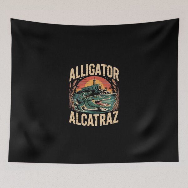 Item preview, Alligator Alcatraz Florida Everglades Parody 16  designed and sold by SyntaxClaw.