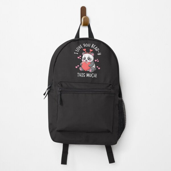 Item preview, I Love You Bear-y This Much - Cute Panda Valentine Illustration designed and sold by Brogress Project.
