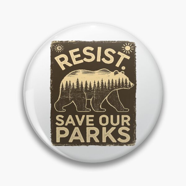 Artikelvorschau, Widerstand leisten Rettet unsere Parks Alternative US Nationalpark Bär Natur entworfen und verkauft von FadeOfThrone.