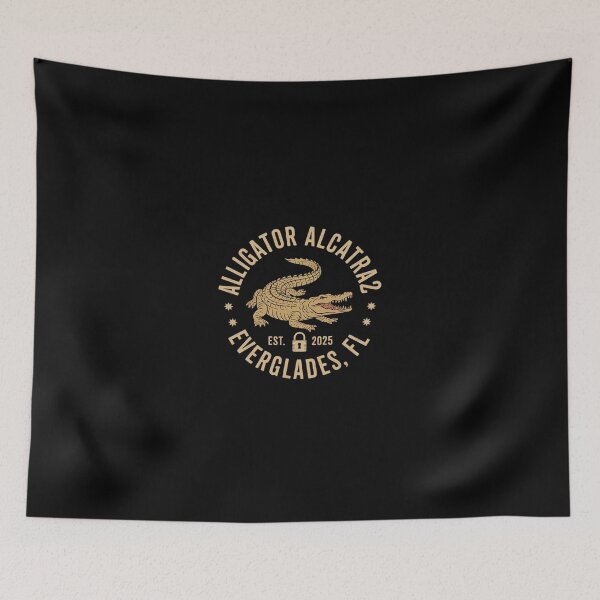Item preview, Alligator Alcatraz Florida Everglades Parody  designed and sold by SyntaxClaw.