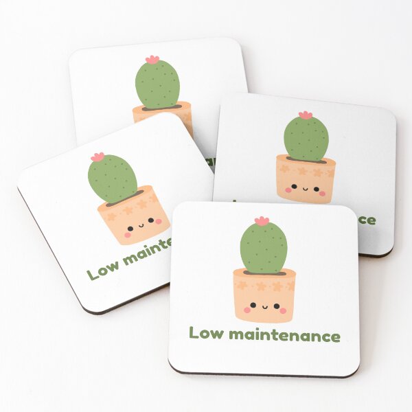 Item preview, Low Maintenance Cactus | Cute Plant Design designed and sold by VelineArt.